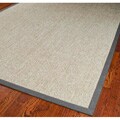 Hand-woven Natural Fiber Serenity Marble/ Grey Sisal Rug (9' x 12')
