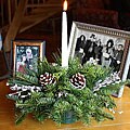 Trusted transactions on Ebay for Floral kilim rug Triple Silver Bell Candle Fresh-cut Maine Balsam Centerpiece