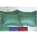 Cotton Damask Check Standard-size Shams (Set of 4)