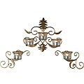 Baroque 3-piece Sconce Set