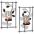 Leaves Candle Sconces (Set of 2)