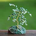 'Flourishing Green Quartz' Small Gemstone Tree (Brazil)