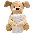 Piccolo Bambino Coral Blanket with Big Toy Dog