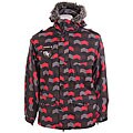 Sessions Recon Men's Black/ Red Zig-zag Snowboard Jacket