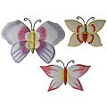 Wall-mount Metal Butterfly Set
