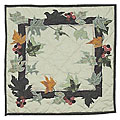 'Falling Leaves' 16x16 Throw Pillows and Fillers (Set of 2)