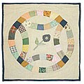 'Double Ring' 16x16 Throw Pillows and Fillers (Set of 2)