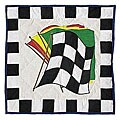 Racecar Throw Pillows with Fillers (Set of 2)
