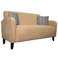 Great literature on Sofa Size abstract Gabi Apartment-size Khaki Chenille Microfiber Sofa