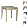 Solid Wood 30-inch Square Dining Table