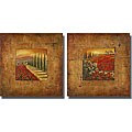 Patricia Pinto 'Bella Toscana I and II' Canvas Art Set
