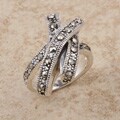 Review on abstract Modern Fine here Sterling Silver Marcasite Abstract Ring (Thailand)