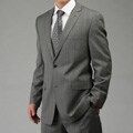 Joseph Abboud Men's Grey Wool Suit