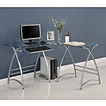Alexa L-shape Glass Computer Desk