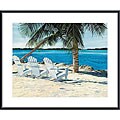 Linda Roberts 'Front Row' Metal Framed Art Print