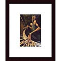 Davod Garibaldi 'Lounge Smoke' Wood Framed Art Print