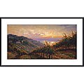 Leon Roulette 'Tuscany Reflections' Framed Art Print