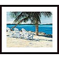 Linda Roberts 'Front Row' Wood Framed Art Print