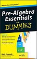 Pre-algebra Essentials for Dummies (Paperback)