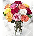 Bouquet of Assorted Roses (One Dozen)