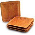 Set of 4 Enrico Rootworks Square Platters (China)