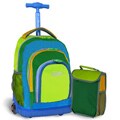 J World Kid's 'Lollipop' Rolling Backpack and Lunch Bag