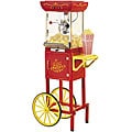 Nostalgia Electrics Vintage Collection Old Fashioned Movie Time Red Popcorn Cart