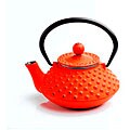 Rosseto Cast Iron 10-oz Red Teapots (Pack of 6)