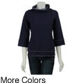 AtoZ Women's Long Neck Pocket Top