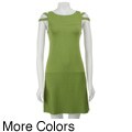 AtoZ Women's Cut-out Sleeve Dress