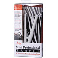 Mia Min Pro White Dual Voltage 0.5 InchTravel Flat Iron with Pouch