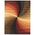 Hand-tufted Swirl Wool Rug (4' x 6')