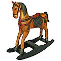 Handmade Coat of Arms Decorative Rocking Horse (Thailand)