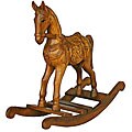 Handmade Coat of Arms Deocorative Rocking Horse (Thailand)