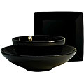 Waechtersbach Black 3-piece Hostess Set