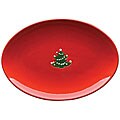 Waechtersbach Christmas Tree Oval Dessert Plates (Set of 2)