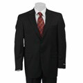 Austin Reed Men's Solid Black Suit