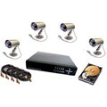 Web-ready 4-channel DVR Security System with Cameras (Refurbished)