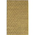 Hand-knotted Livno Gold New Zealand Wool Rug (8' x 11')