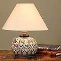 Ceramic 'Kaleidoscope Light' Lamp (Mexico)