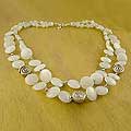 Moonstone 'Dreamer' Strand Necklace (India)