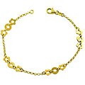 14k Yellow Gold Fiore Rondo Bracelet