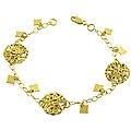 14k Yellow Gold Mixed Fantasy Bracelet