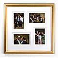 Regal Gold 4-slot Picture Frame