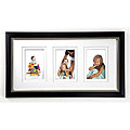 Tribecca Black 3-slot Photo Frame