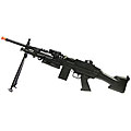 Spring M248 Machine Gun Flashlight Bipod Airsoft Gun Full Stock