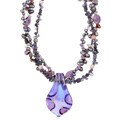 Sterling Silver Freshwater Pearl and Gemstone Necklace (4-9 mm)