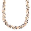 Sterling Silver Multi-colored FW Pearl Necklace (4.5-5 mm)