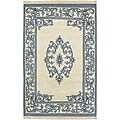Set of 2 Hand-knotted New Zealand Wool Rugs (2'x3')