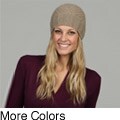 Portolano Women's Cashmere Popcorn Stich Hat FINAL SALE
